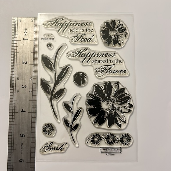 Happiness C1310 stamp set - Picture 2 of 8